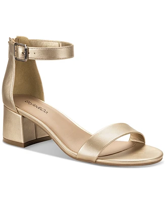 Style & Co Women's Janiee Ankle-Strap Block-Heel Sandals, Created for Macy's