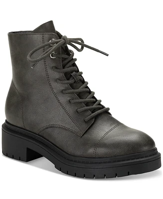 Style & Co Women's Zaharaa Platform Lace-Up Boots, Created for Macy's