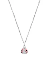 Tiny Blessings Girls Children's Sterling Silver Love Bug 12-14" Necklace