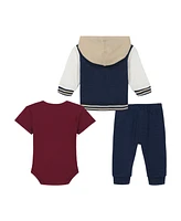 Tommy Hilfiger Baby Boy Fleece Hooded Baseball Jacket