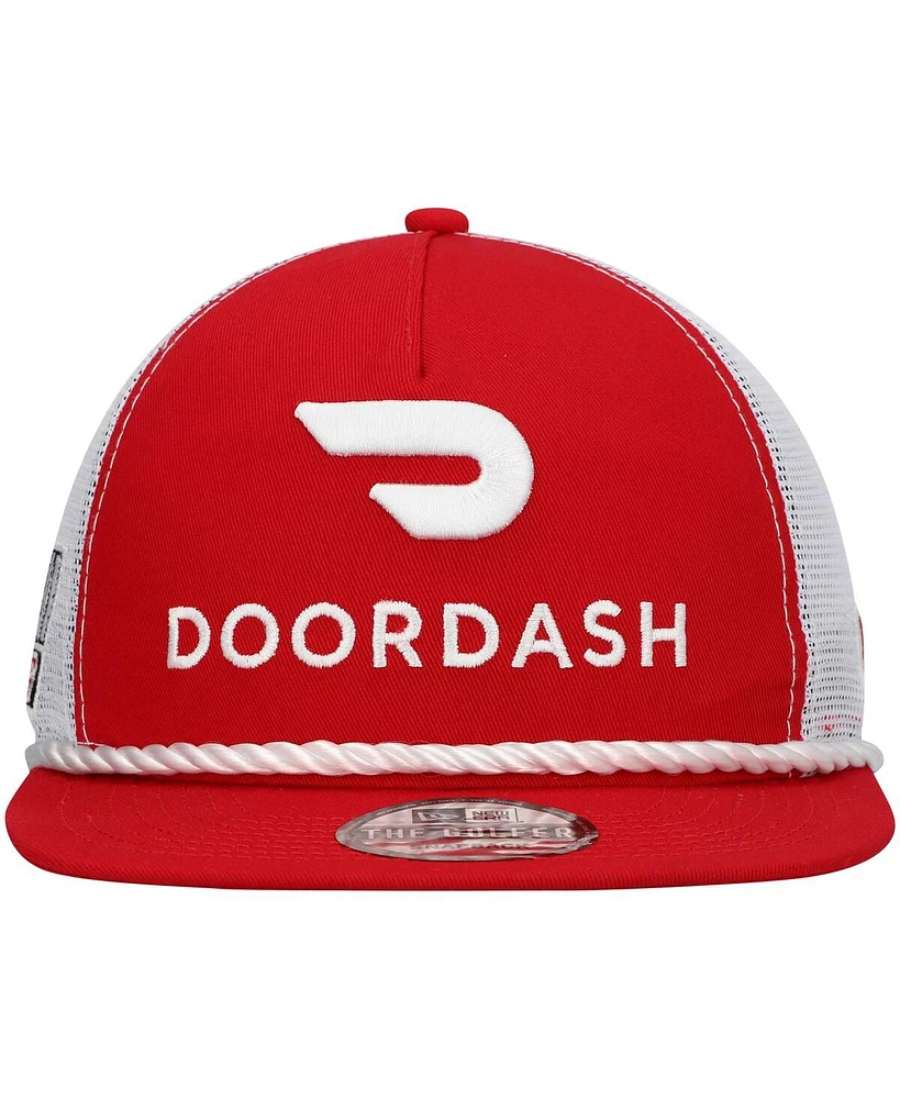 New Era Men's Red/White Bubba Wallace Golfer Snapback Hat