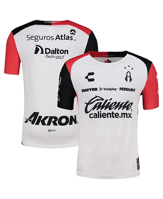 Charly Men's White/Black Club Atlas 2024/25 Away Authentic Jersey