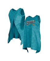 New Era Women's Teal Jacksonville Jaguars Space Dye Active Tank Top