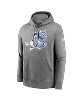 Nike Men's Heather Charcoal Dallas Cowboys Rewind Retro Joe Club Pullover Hoodie