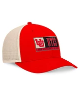 Top of the World Men's Red/Natural Utah Utes Bennett Trucker Adjustable Hat