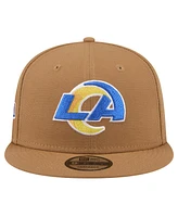 New Era Big Boys and Girls Brown Los Angeles Rams Color Pack Side Patch 9FIFTY Snapback Hat