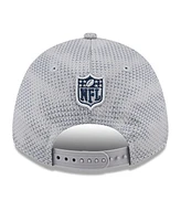 New Era Men's Gray Dallas Cowboys 2024 Sideline 9FORTY Stretch-Snap Hat