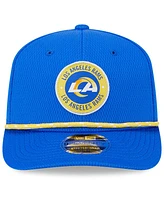 New Era Men's Royal Los Angeles Rams 2024 Sideline 9SEVENTY Stretch-Snap Hat