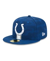 New Era Men's Royal Indianapolis Colts 2024 Sideline 59FIFTY Fitted Hat