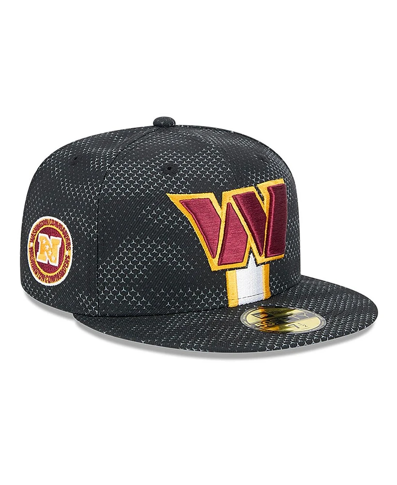 New Era Men's Washington Commanders 2024 Sideline 59FIFTY Fitted Hat