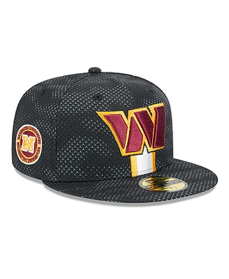 New Era Men's Washington Commanders 2024 Sideline 59FIFTY Fitted Hat