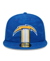 New Era Men's Blue Los Angeles Chargers 2024 Sideline 59FIFTY Fitted Hat