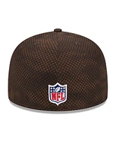 New Era Men's Brown Cleveland Browns 2024 Sideline 59FIFTY Fitted Hat