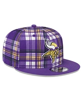 New Era Big Boys and Girls Purple Minnesota Vikings 2024 Sideline Statement 9FIFTY Snapback Hat