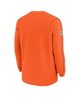 Nike Men's Orange Denver Broncos Alternate Logo Coach Long Sleeve Top