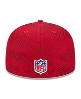 New Era Men's Scarlet San Francisco 49ers 2024 Sideline 59FIFTY Fitted Hat