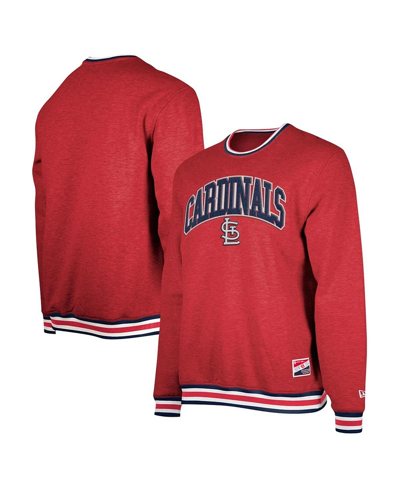 New Era Men's Red St. Louis Cardinals Father's Day Pullover Sweatshirt