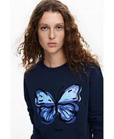 Desigual Women's Butterfly sweatshirt