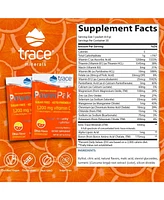 Trace Minerals Power Pak Sugar Free Electrolyte Powder Packets | 1200 mg Vitamin C, Zinc, Magnesium | Boost Immunity, Hydration and Natural Energy | K