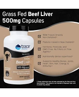 Trace Minerals Ancestral Beef Liver Capsules (3000mg Bovine Liver) | Pasture Raised, Grass Fed & Finished | Paleo & Keto Friendly | 30 Servings | 180