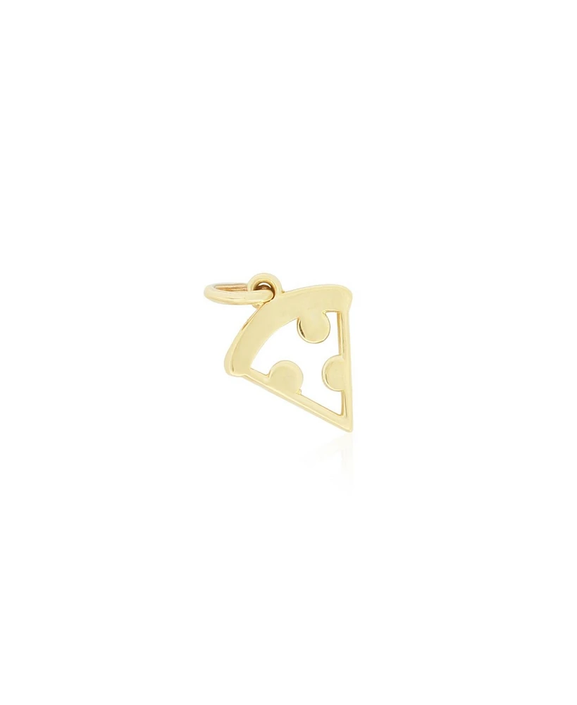 The Lovery Mini Gold Pizza Charm