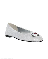 Katy Perry X Hello Kitty Women's Collections Crystal Ballet Flats