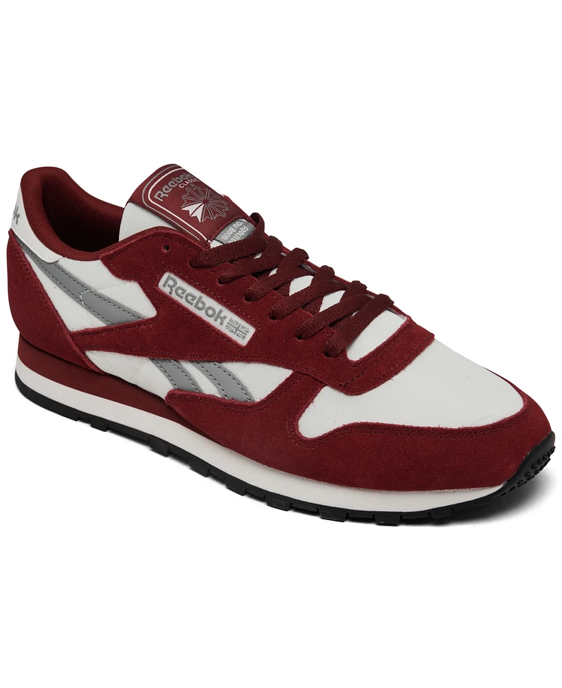 Reebok Men's Classic Leather Casual Sneakers from Finish Line