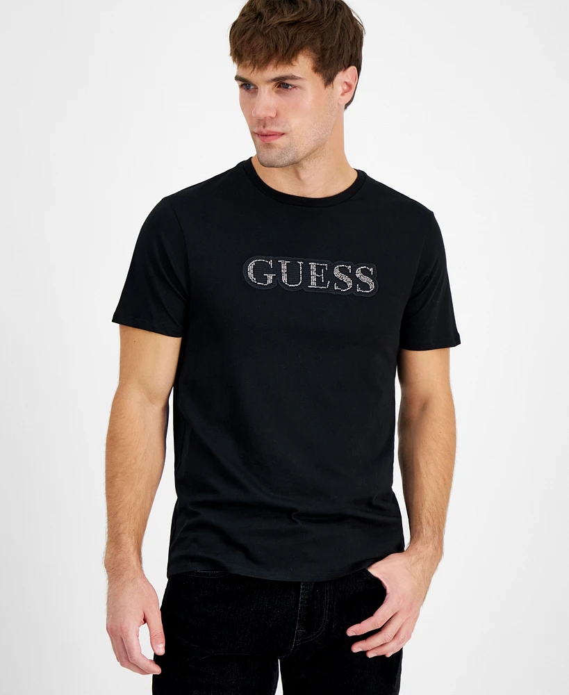 Guess Men's Embellished Logo T-Shirt