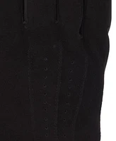 Isotoner Signature Men's Stretch Suede 3-Draw Touchscreen Gloves