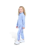 adidas Little & Toddler Girls Long Sleeve Printed Classic Tricot Track, 2-Piece Set