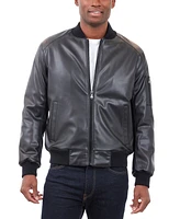 Michael Kors Men's Faux Leather Moto Jacket