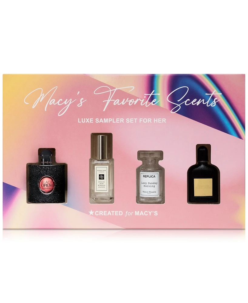 4-Pc. Mini Luxe Fragrance Sampler Set For Her, Created for Macy's