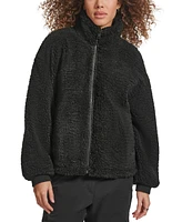 Levi's Women's Sherpa Stand Collar Zip Up Jacket