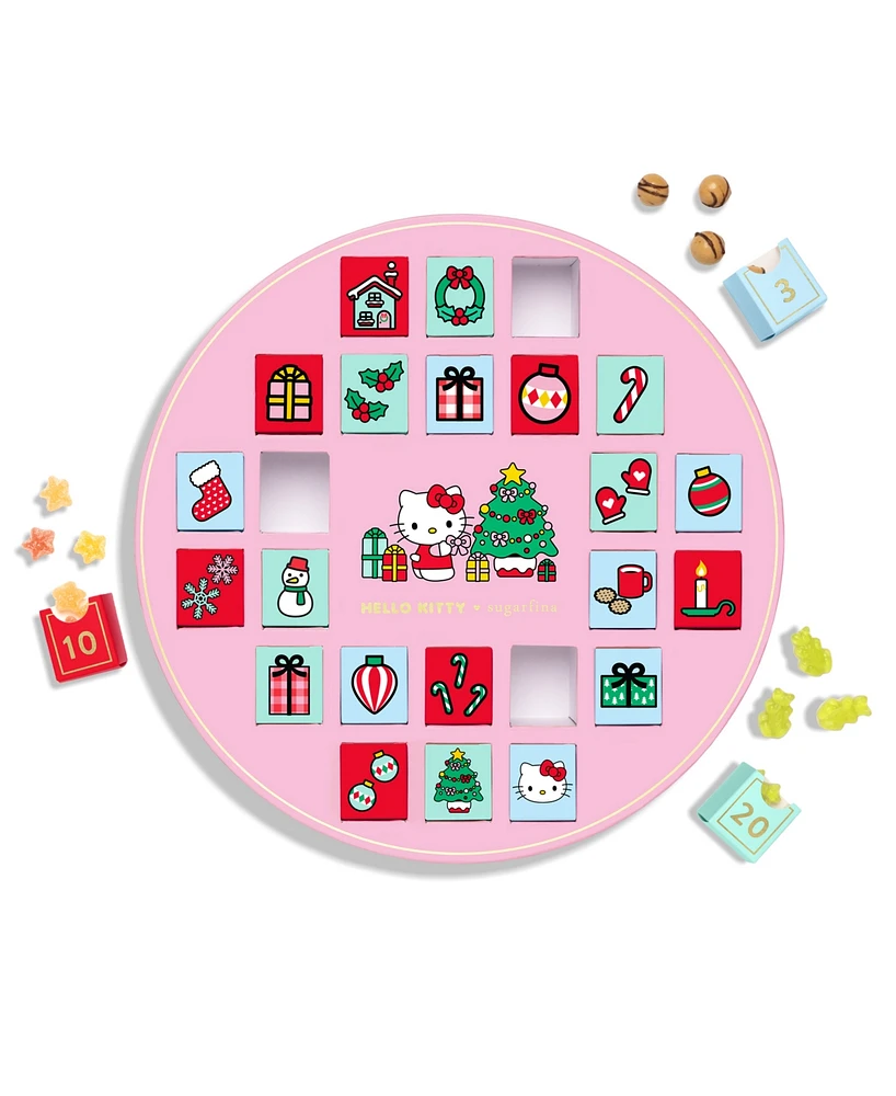 Sugarfina Holiday Hello Kitty Candy Tasting Collection Advent Calendar, 24 Piece
