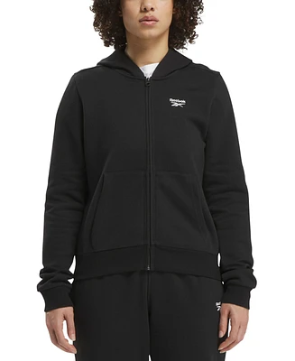 Reebok Women's Identity Small Logo Full Zip Hoodie