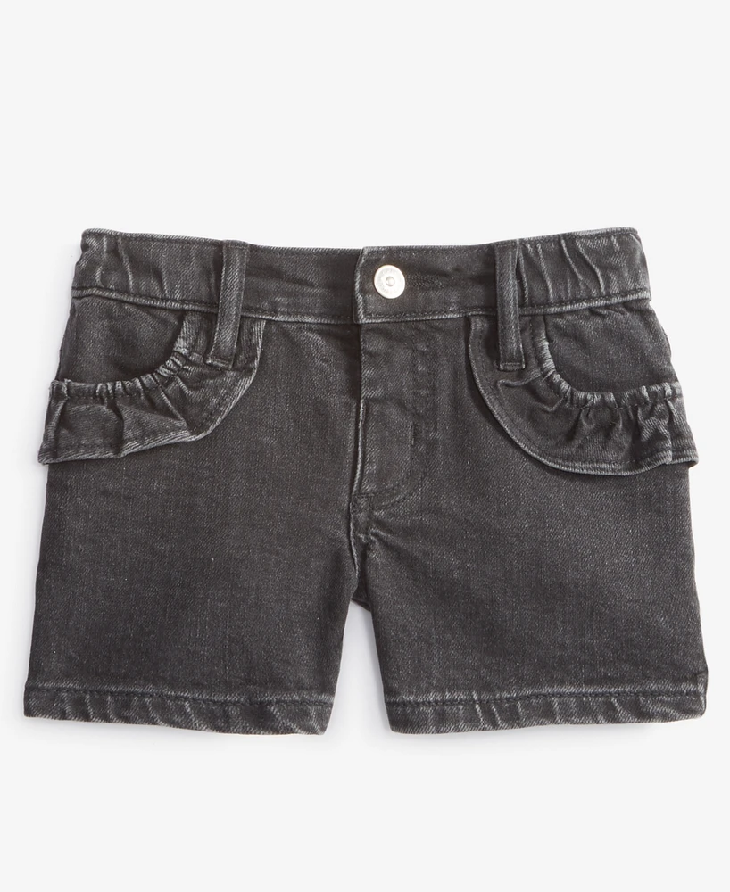 Epic Threads Toddler Girls Hamlet Ruffled Denim Shorts, Exclusively at Macy's