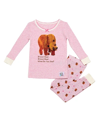 Rashti & Toddler Girls Eric Carle Snug Fit 2-Piece Pajama Set