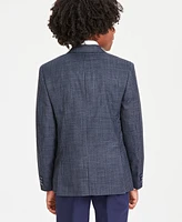 Michael Kors Big Boys Check Stretch Suit Jacket