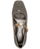 Circus Ny by Sam Edelman Elaine Embellished Mary-Jane Block-Heel Pumps
