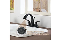 Casainc Drop-In 2-handle Bathroom Faucet with Drain Assembly