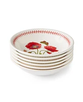 Portmeirion Botanic Garden Meadow Assorted Pasta Bowls, Set of 6