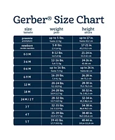 Gerber Toddler Boys Mustard & Gray Joggers, 3-pack
