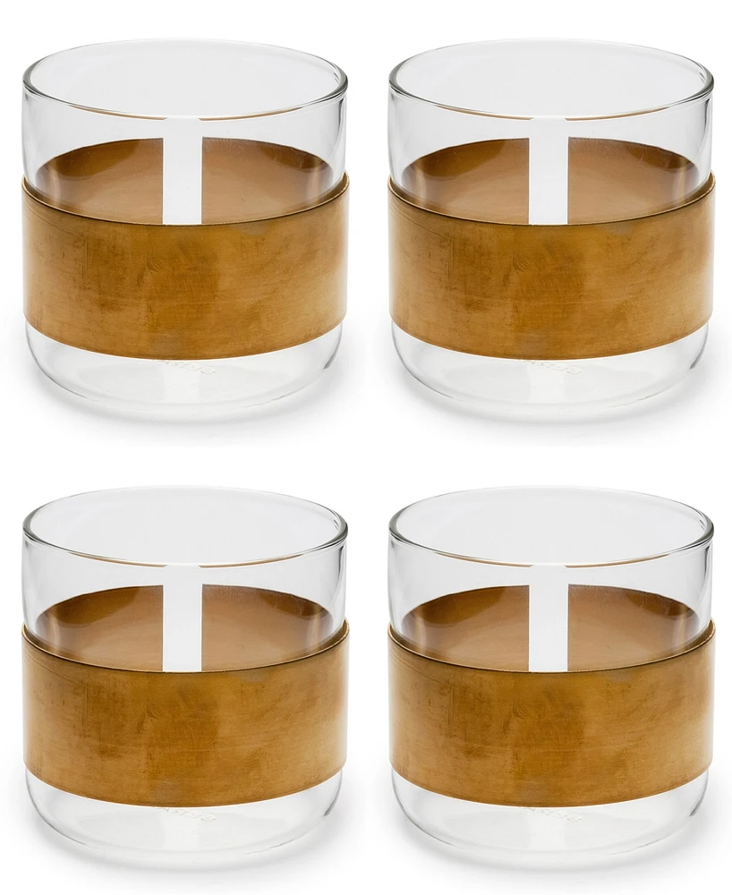 Serax Copper Chemistry Glasses, Set of 4