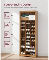 Slickblue 10-Tier Shoe Rack Organizer Space-Saving and Durable Storage Solution