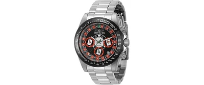 Invicta Men's Speedway Quartz Chronograph Black Dial Watch