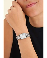 Rosefield Boxy Xs Women's Silver Tone Stainless Steel Bracelet Watch 24mm