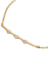 kate spade new york Gold-Tone Hint of Shimmer Pendant Bracelet