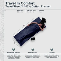 Cocoon Premium - TravelSheet - Cotton Flannel