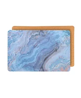 Dainty Home Marble Cork Place Mats, Washable Placemats