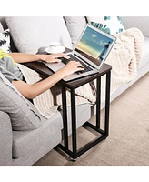 Slickblue Chic Snack Side End Table with Compact Design and Versatile Storage Features